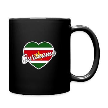Suriname - Mug uni - noir - Droite