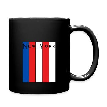 La ville de New York - Mug uni - noir - Droite