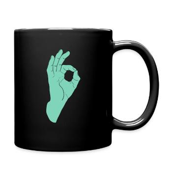 It's a-OK! - Full Colour Mug - black - Right