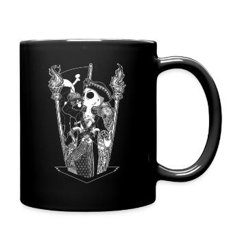 The alien Edward Teach - Black version - Full Colour Mug - black - Right