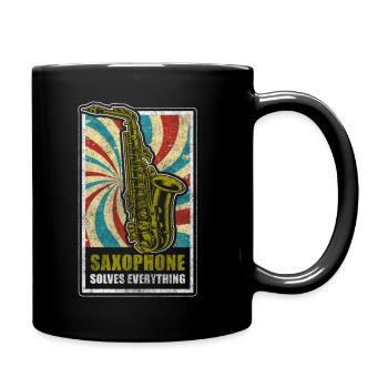 Musicians Music School Brass Band Concert - Full Colour Mug - black - Right