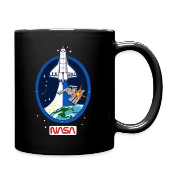 NASA Discovery Space Shuttle - Tasse einfarbig - Schwarz - Rechts
