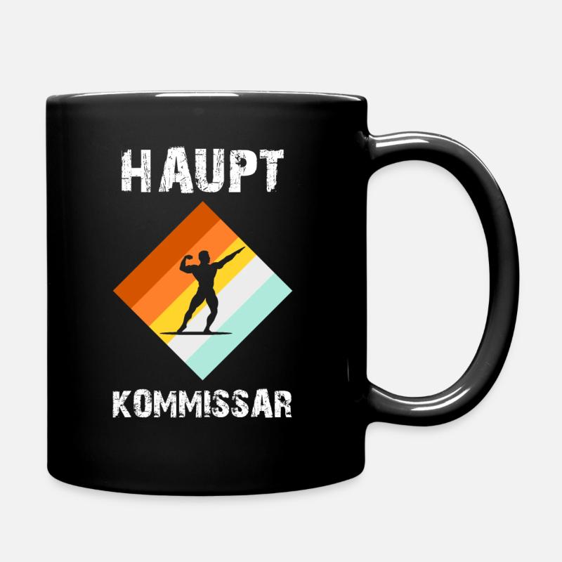 Hauptkommissar - Tasse einfarbig - Schwarz