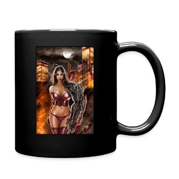 riot shell contest by cantas78 d6g1url - Tasse einfarbig - Schwarz - Rechts