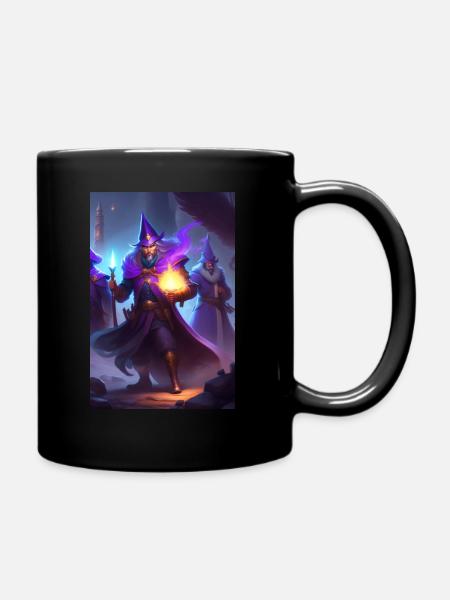 Sorcier noir - Mug uni - noir