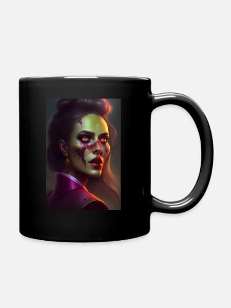 Zombie - Tasse einfarbig - Schwarz