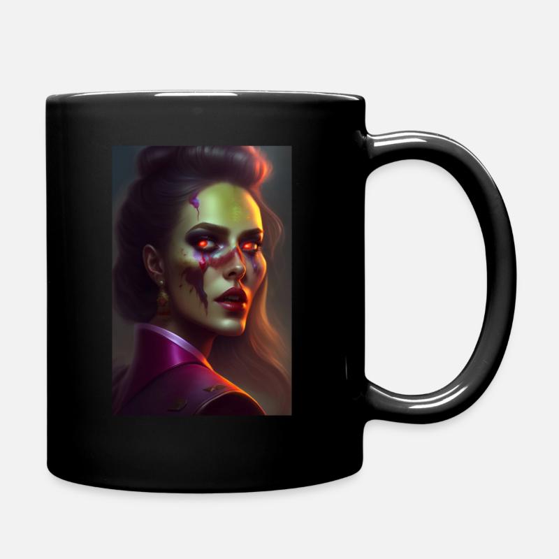 Zombie - Tasse einfarbig - Schwarz
