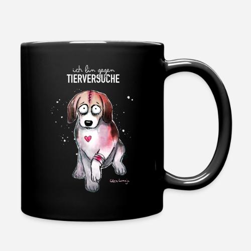 ich bin gegen Tierversuche - Tasse einfarbig