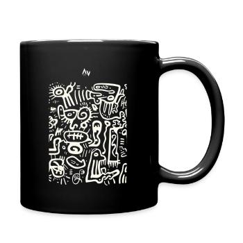 Doodle Dreams - Full Colour Mug - black - Right