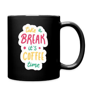Coffee Time - Full Colour Mug - black - Right