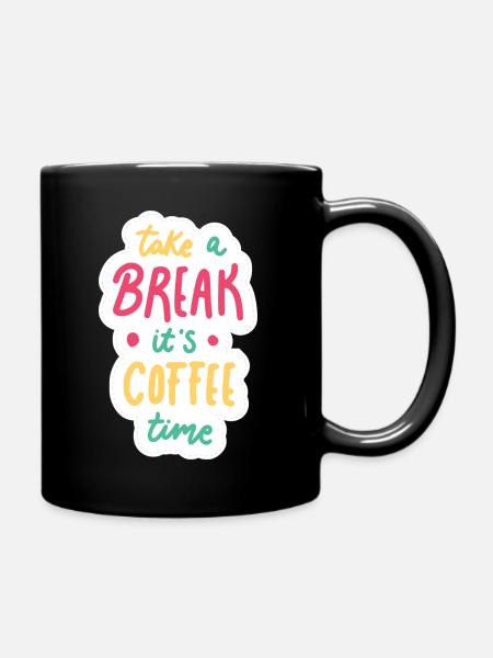 L’heure du café - Mug uni - noir
