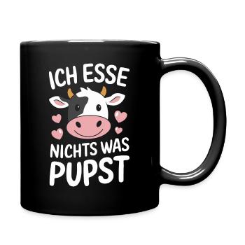 Végétarien Végétalien Végétarien Végétarien - Mug uni - noir - Droite