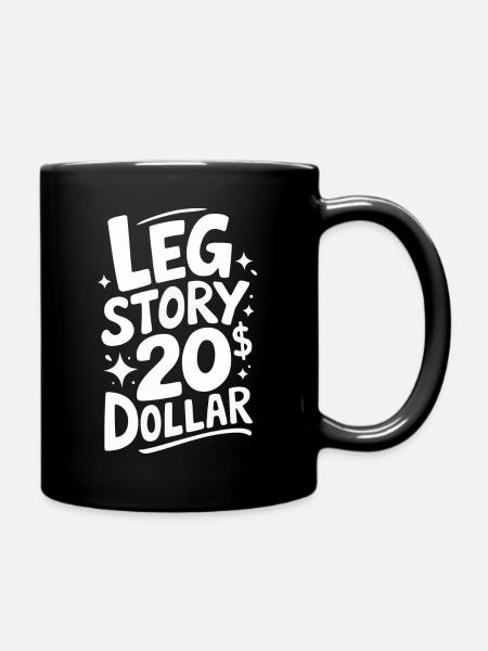 Amputation Behinderung - Tasse einfarbig - Schwarz