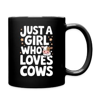Éleveur de vaches Ferme Éleveur de vaches - Mug uni - noir - Droite