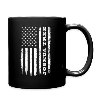 Flagge USA Joshua Tree Nationalpark Geschenk - Tasse einfarbig - Schwarz - Rechts