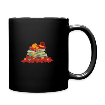 Thanksgiving Book Lover - Mug uni - noir - Droite