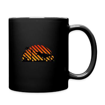 Dinosaure - Mug uni - noir - Droite