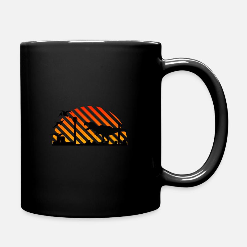 Dinosaurier - Tasse einfarbig - Schwarz