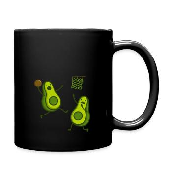 avocado basketball - Mug uni - noir - Droite