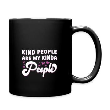 Les gens sympathiques sont mon genre de personnes - Mug uni - noir - Droite