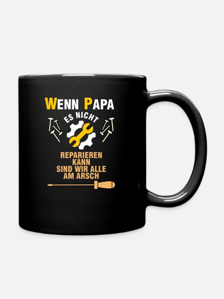 Papa Chemises / Dictons Papa / Meilleur Papa / Papa - Mug uni - noir