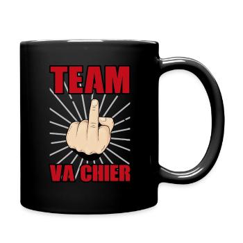 team vas chier | doigt d'honneur | fuck you - Mug uni - noir - Droite