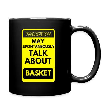 Gift basketball basketball funny sport passion - Full Colour Mug - black - Right