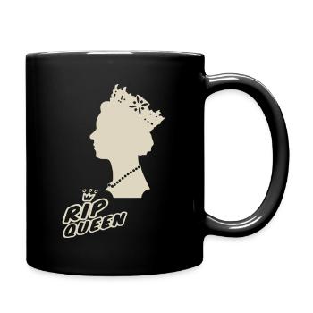 Queen Elizabeth II - Tasse einfarbig - Schwarz - Rechts
