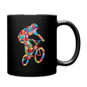 BMX Vélo Rider Stunt Enfants Hommes Vélo BMX - Mug uni - noir - Droite