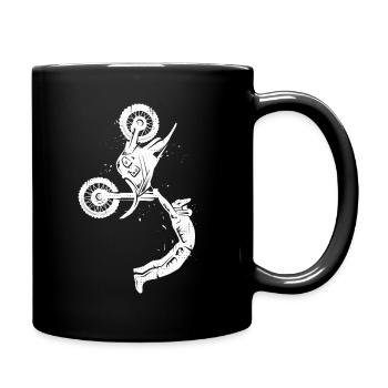 Dirt Biker Enfants Moto Hommes Motocross Garçons - Mug uni - noir - Droite