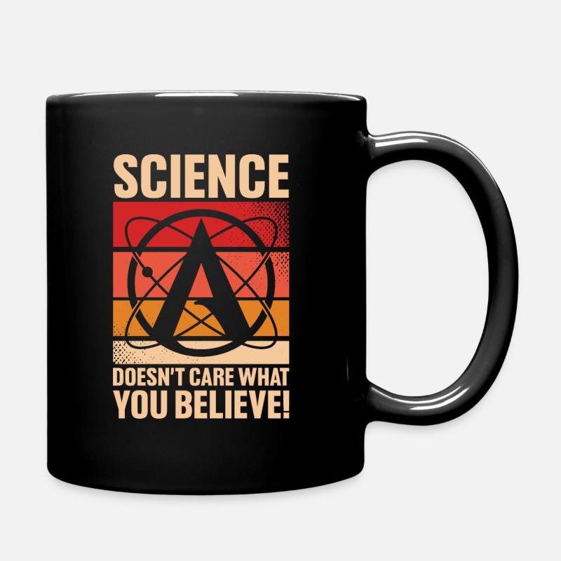 Athéisme Symbole Athée Agnostique Anto Religion - Mug uni - noir