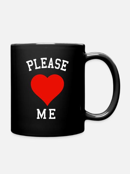Please Love Me - Mug uni - noir