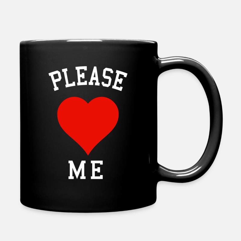 Please Love Me - Mug uni - noir