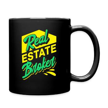 Immobilienmakler Immobilienmakler Immobilienmakler - Tasse einfarbig - Schwarz - Rechts