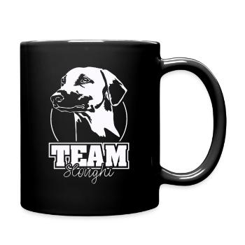 TEAM SLOUGHI Hunde Windhunde Wilsigns - Tasse einfarbig - Schwarz - Rechts