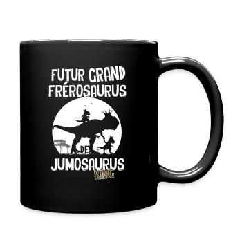 Grand frèrosaurus Jumeaux Cadeau Annonce Frère - Mug uni - noir - Droite