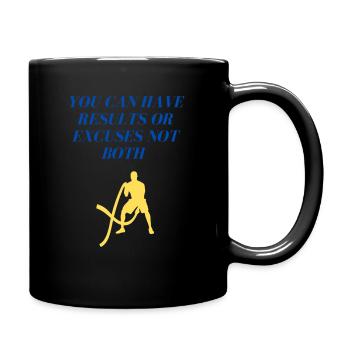 you can have results - Tasse einfarbig - Schwarz - Rechts