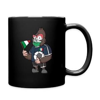 Gorille italien - Mug uni - noir - Droite