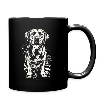 Labrador Retriever - Propriétaires de chiens - Labrador - Mug uni - noir - Droite