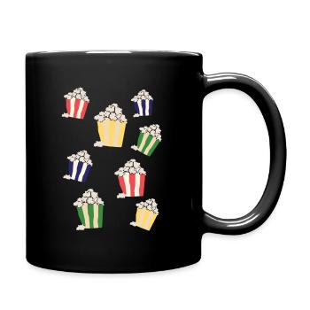 Popcorn Popcorn Sweet Snack Gift Idée cadeau - Mug uni - noir - Droite