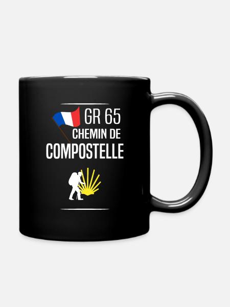 Chemin de compostelle - Mug uni - noir