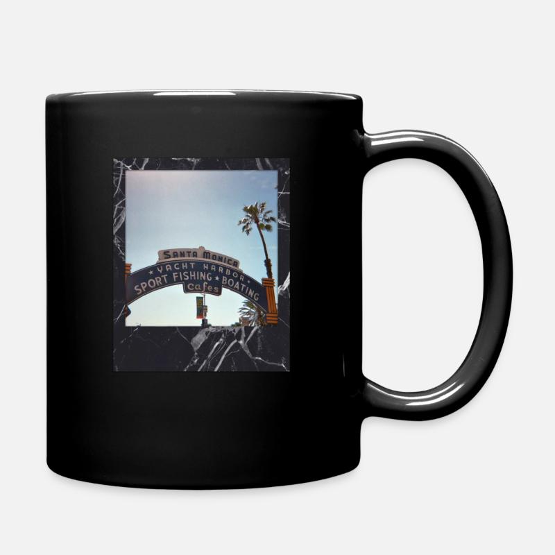 Santa Monica - Tasse einfarbig - Schwarz