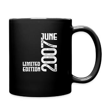 Cadeau juin 2007 anniversaire Juin 2007. juin 2007 - Mug uni - noir - Droite