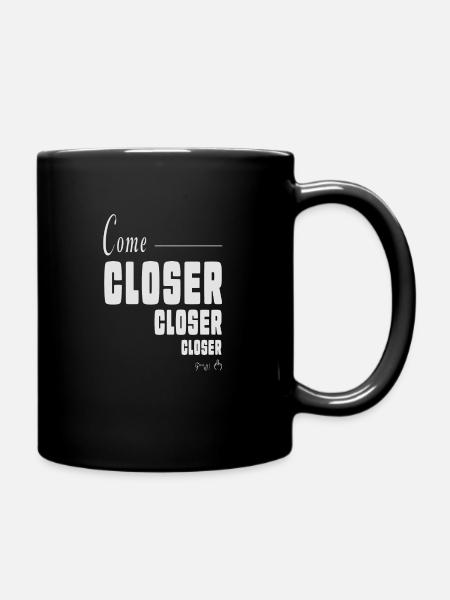 Näher - Tasse einfarbig - Schwarz