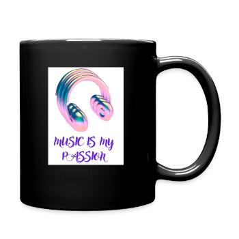 Musique/Lifestyle/Casque - Mug uni - noir - Droite