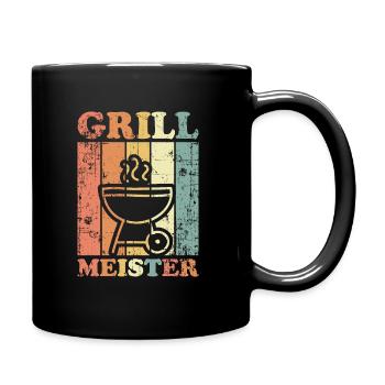 Grill master - Full Colour Mug - black - Right