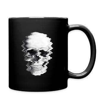 Skull! Skull, heavy metal, music, - Full Colour Mug - black - Right