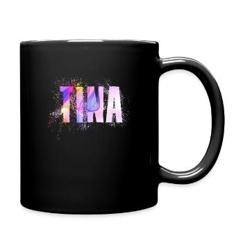 Tina - Tasse einfarbig - Schwarz - Rechts