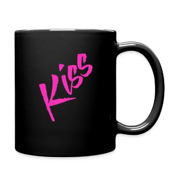 Baiser Baiser Baiser Baiser - Mug uni - noir - Droite