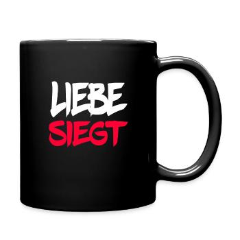 Love Wins - Full Colour Mug - black - Right